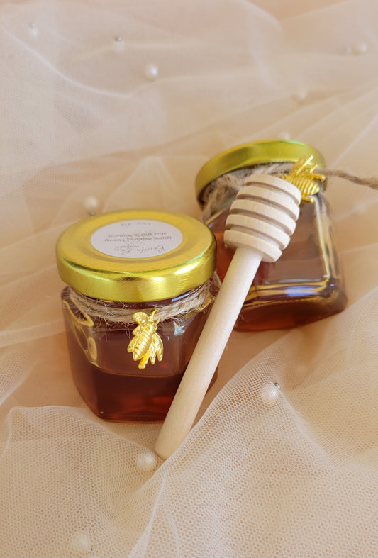 Honey Mini Jar + Wooden Dipper