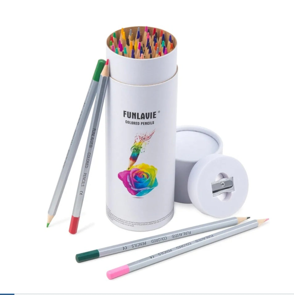 48-Pack Colored pencils + Sharpender