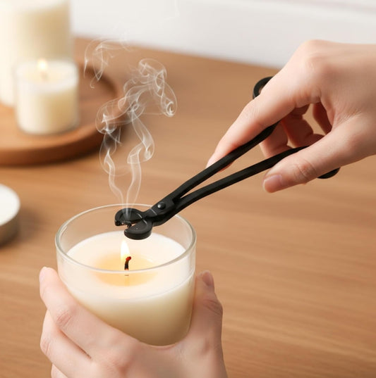 Black Stainless Steel Candle Wick Trimmer